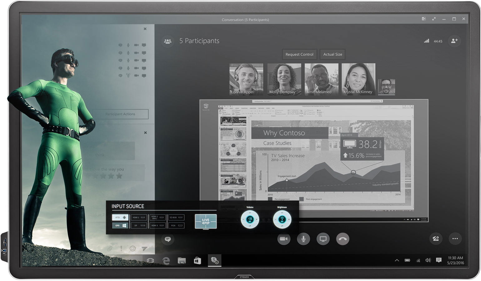 DISPLAY INTERACTIVO CTOUCH LEDDURA XTS 75